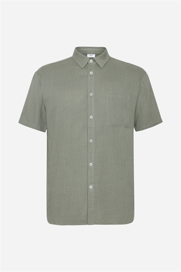 GRUNT Vap Linneskjorta - Khaki
